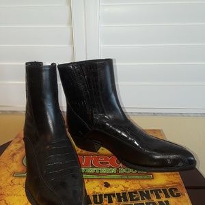 Laredo Croco leather 9" ankle boot